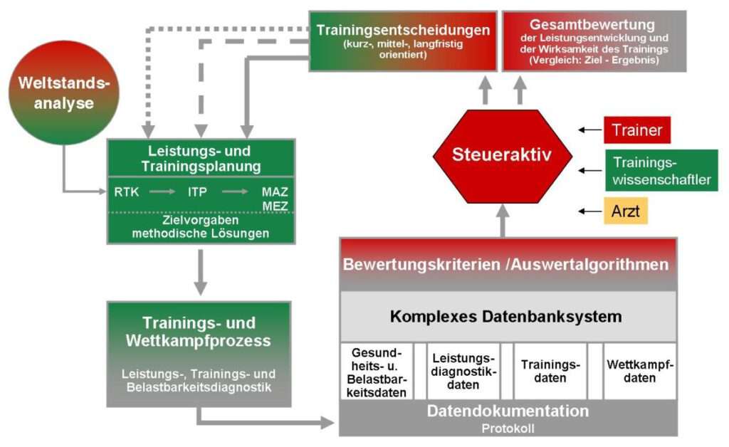 Schwimmlexikon-Trainingssteuerung Prozess