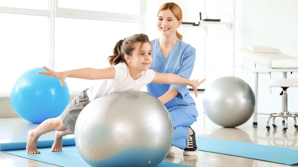 Kind in der Physiotherapie